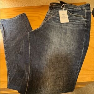 BKE Women's Dark Blue Skinny Leg Jeans